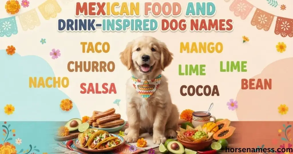 Mexican Food and Drink-Inspired Dog Names
