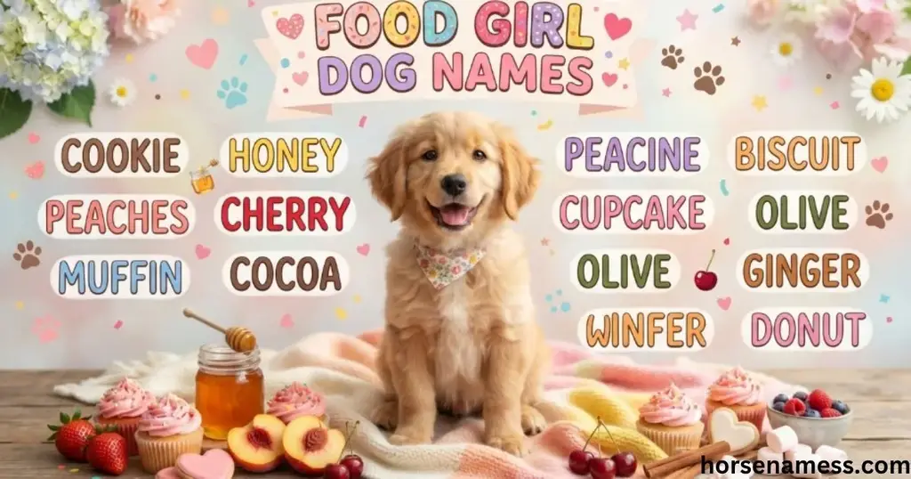 Food Girl Dog Names