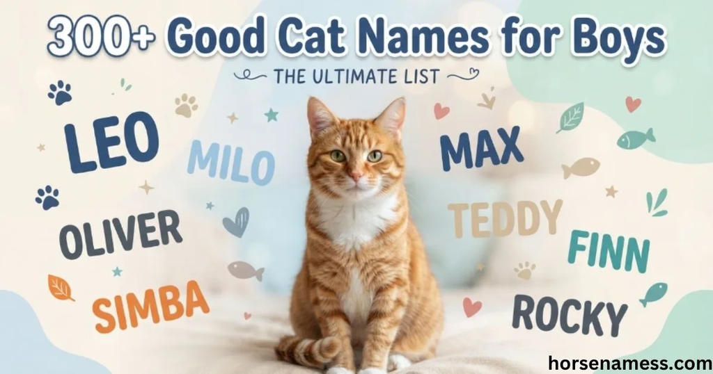 Good Cat Names for Boys