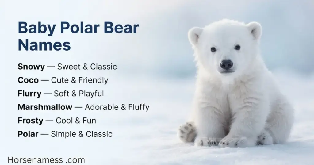 Baby Polar Bear Names
