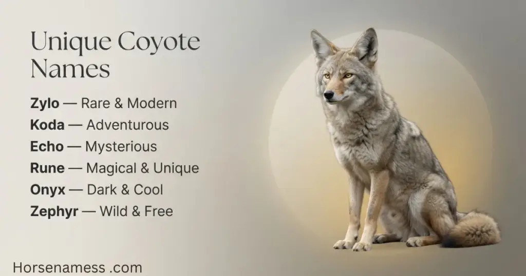 Unique Coyote Names
