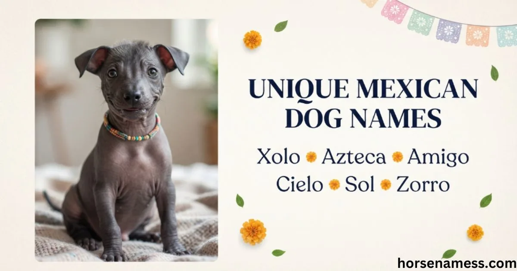 Unique Mexican Dog Names