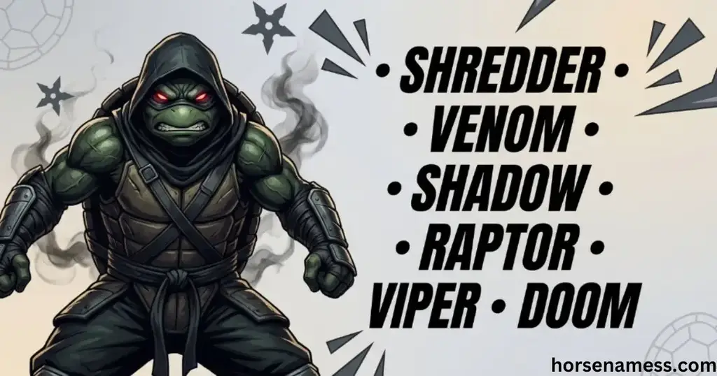 Villainous Ninja Turtle Names
