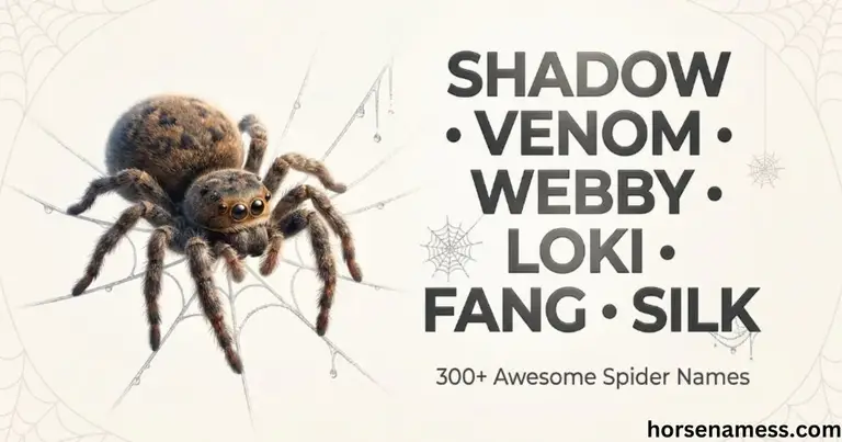 Awesome Spider Names