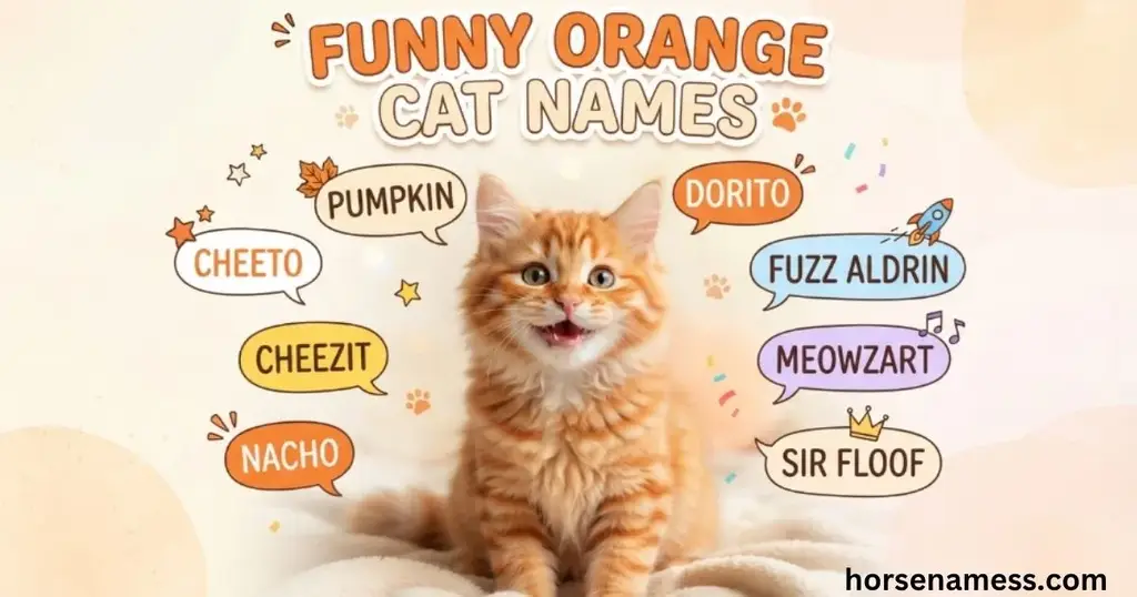 Funny Orange Cat Names