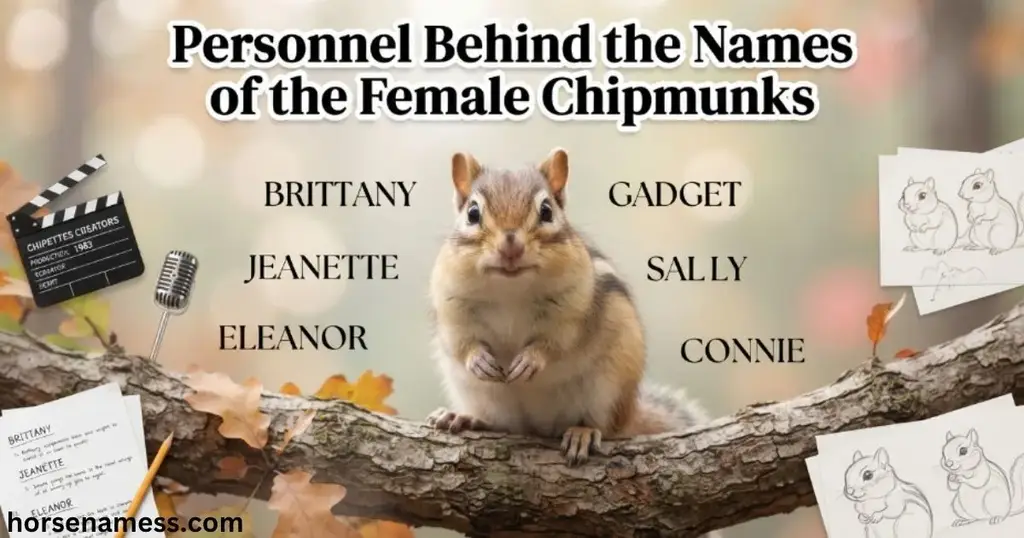 Personnel Behind the Names of the Female Chipmunks