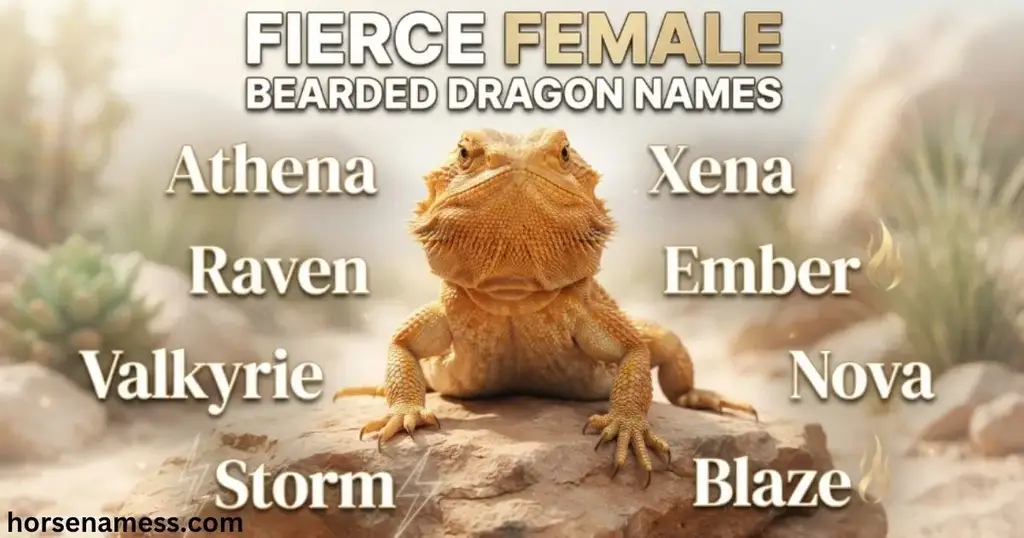 Fierce Female Bearded Dragon Names