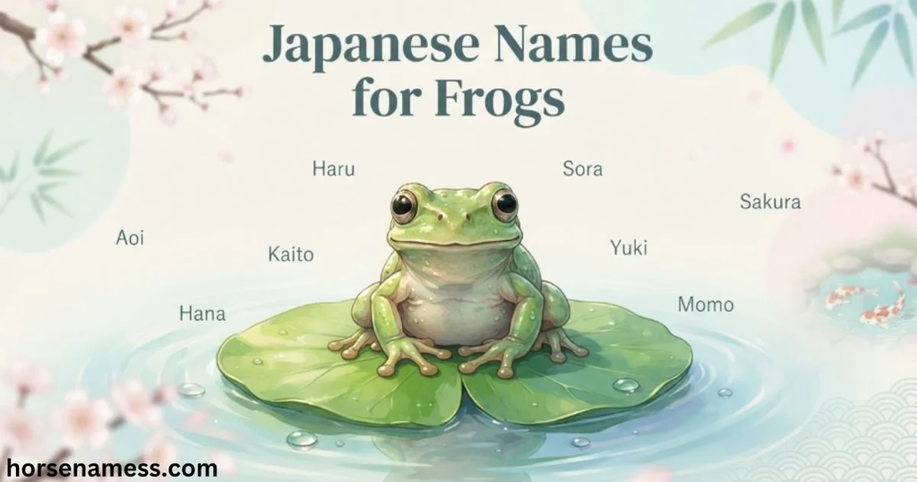 Japanese Names for Frogs