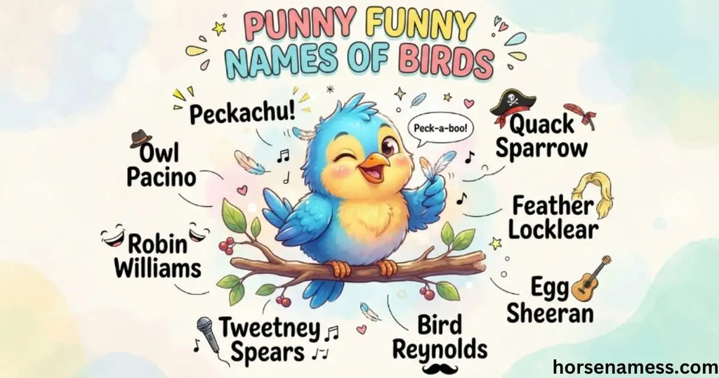 Punny Funny Names of Birds