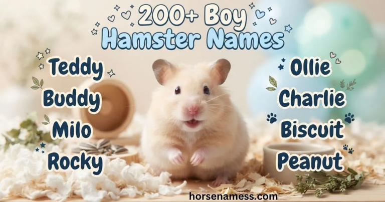 Boy Hamster Names