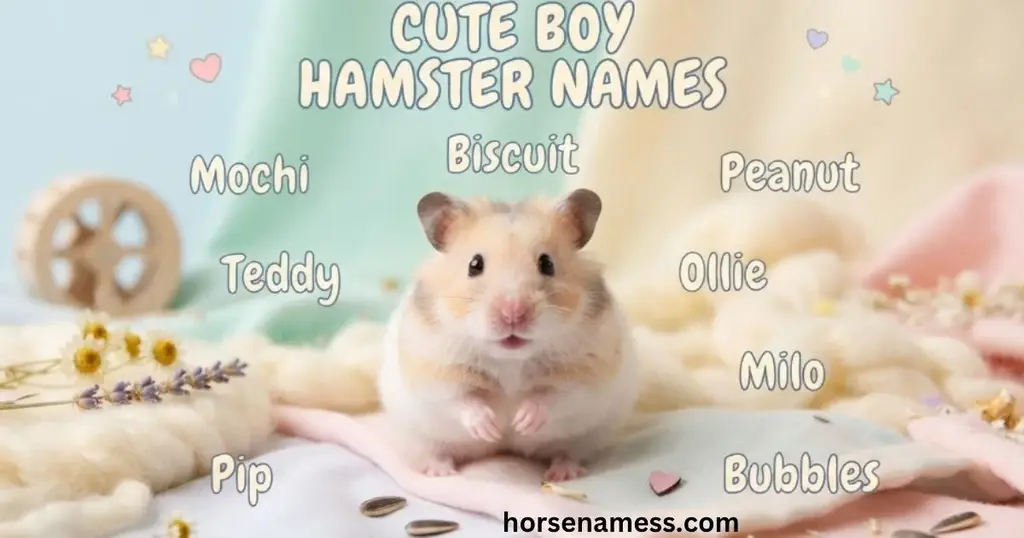 Cute Boy Hamster Names