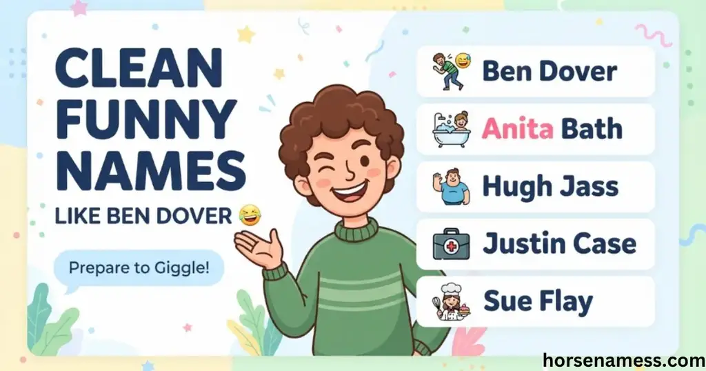 Clean Funny Names Like Ben Dover
