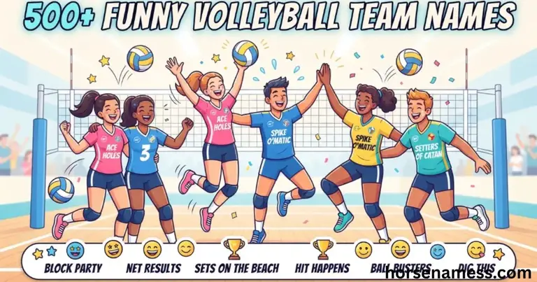 Funny Volleyball Team Names