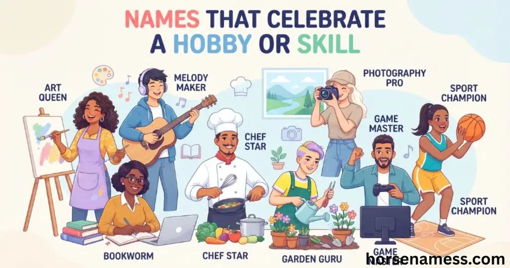 Names that celebrate a hobby or skill