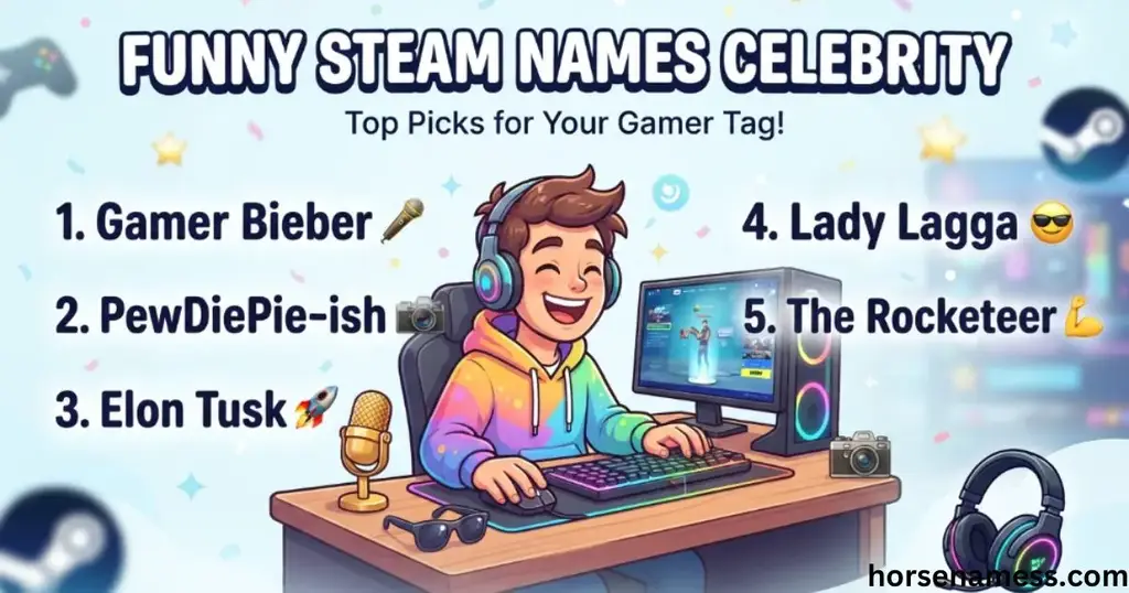 Funny Steam Names Celebrity