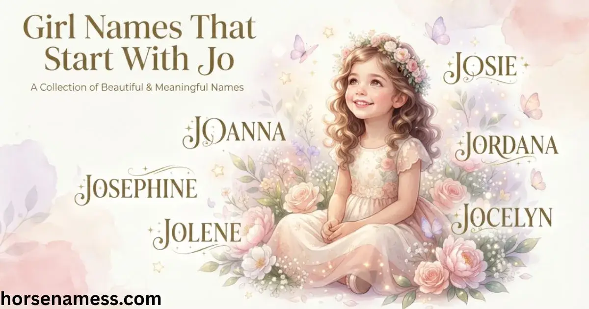 Girl Names That Start With Jo