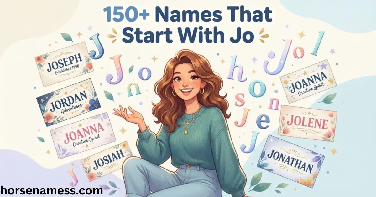 Names That Start With Jo