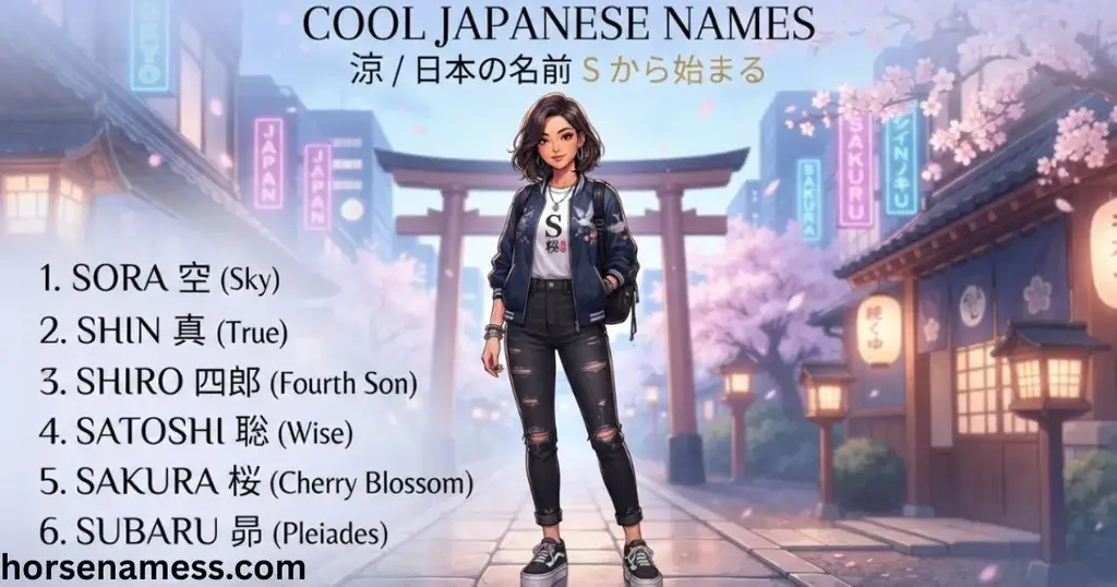 Cool Japanese Names That Start With S