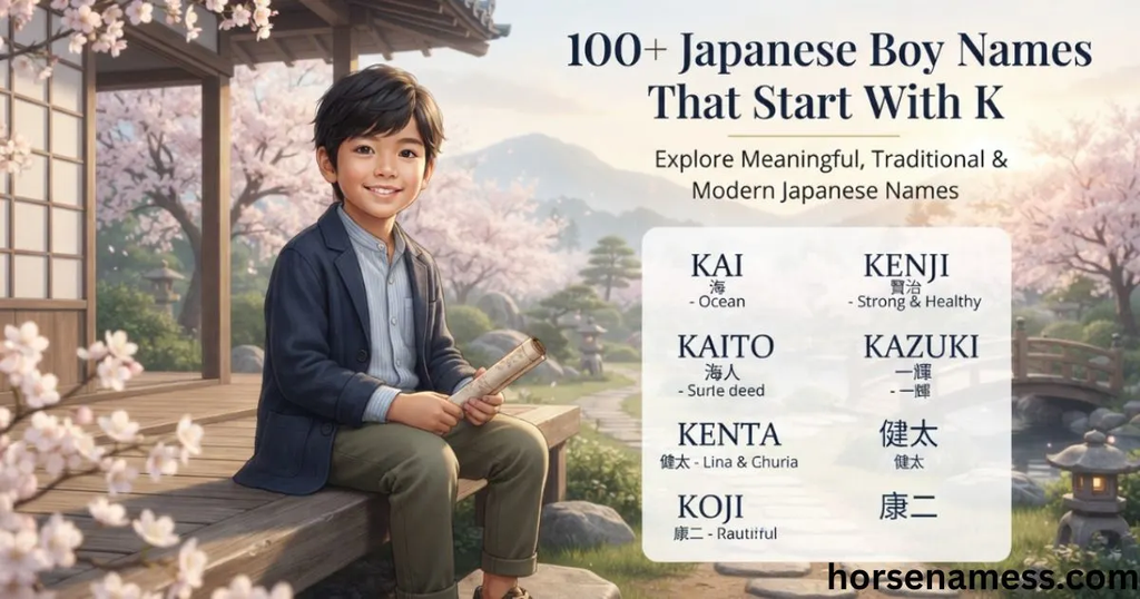 Japanese Boy Names That Start With K