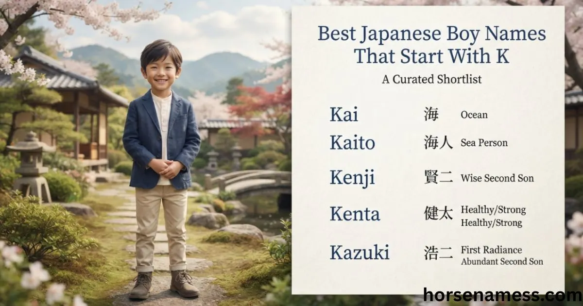 Japanese Boy Names That Start With K