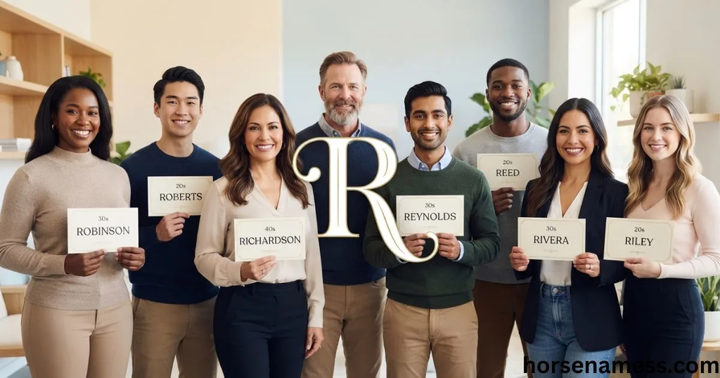 Most common surnames starting with R