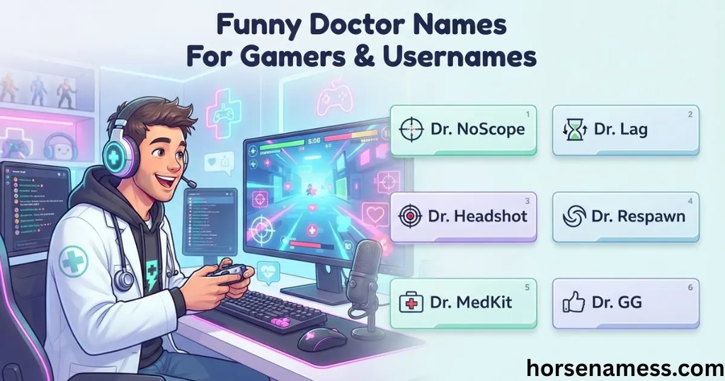 Funny Doctor Names For Gamers & Usernames