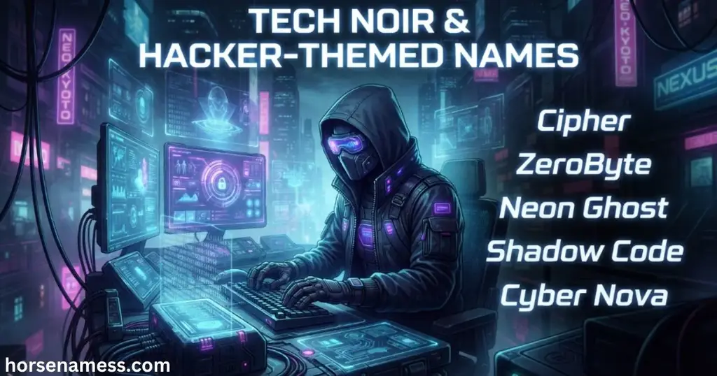 Tech Noir & Hacker-Themed Names
