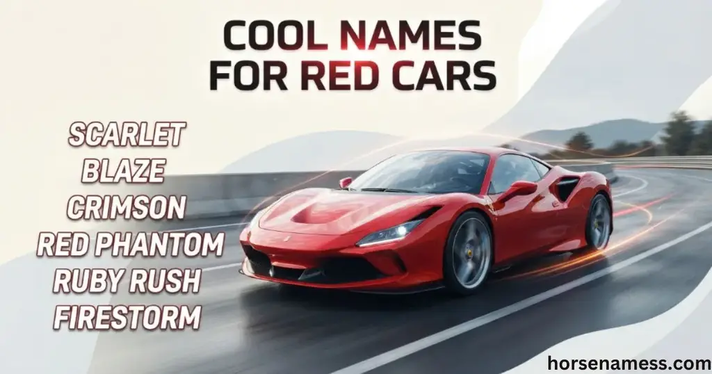 Cool Names for Red Cars