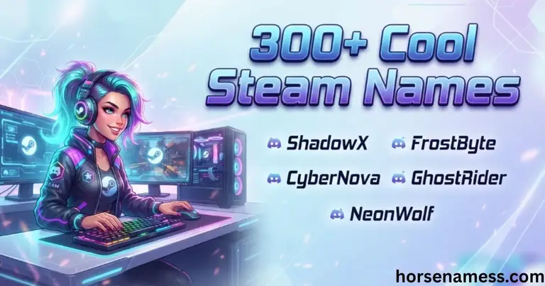 Cool Steam Names