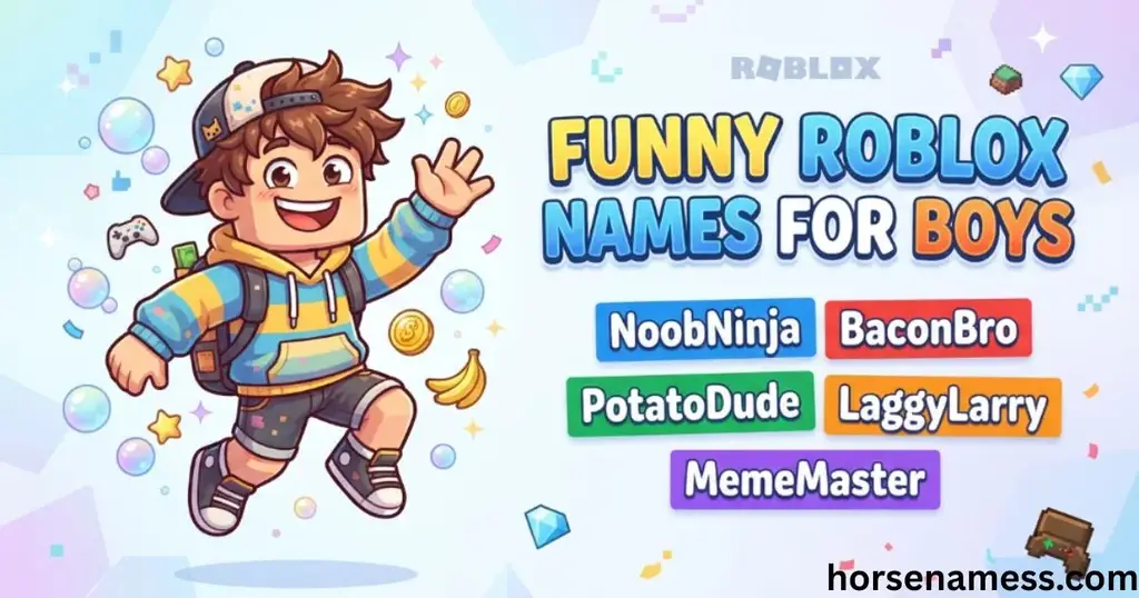 Funny Roblox Names For Boy