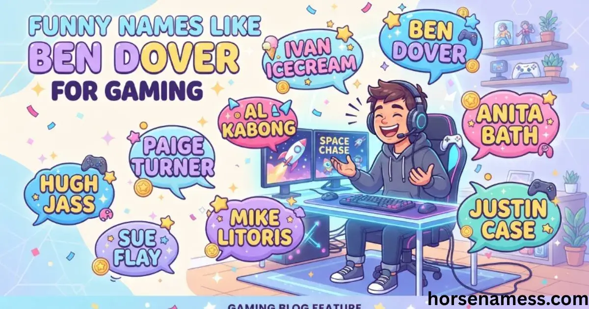 Funny Names Like Ben Dover for Gaming