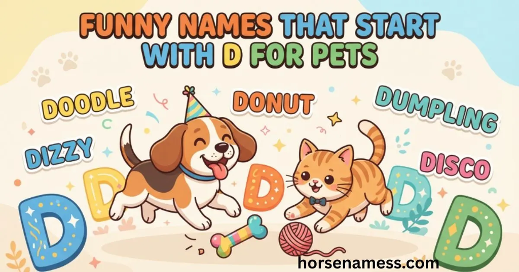 Funny Names That Start With D for Pets