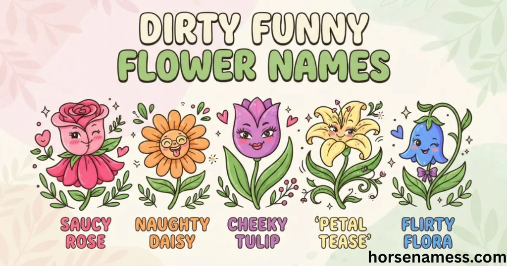 Dirty Funny Flower Names