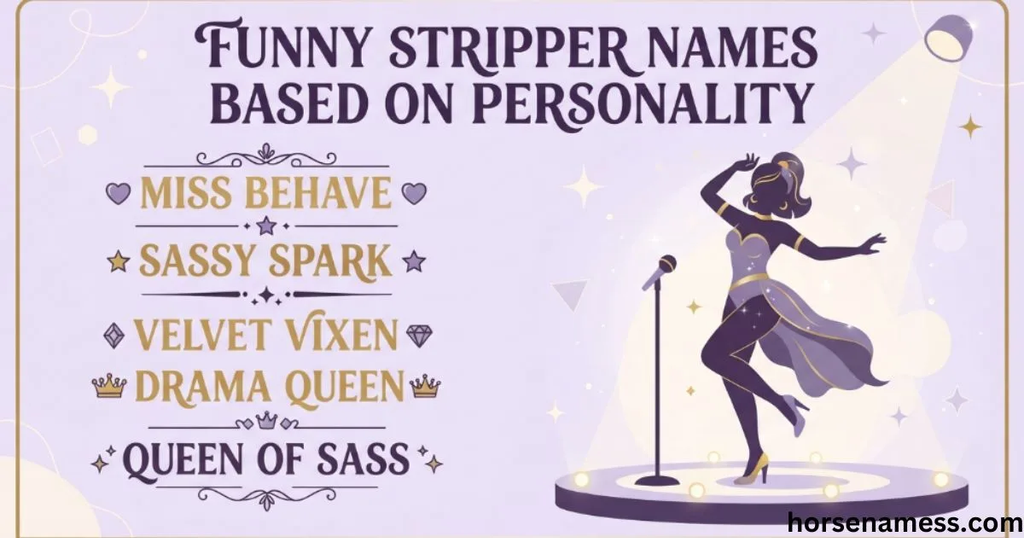 Funny Stripper Names Based on Personality