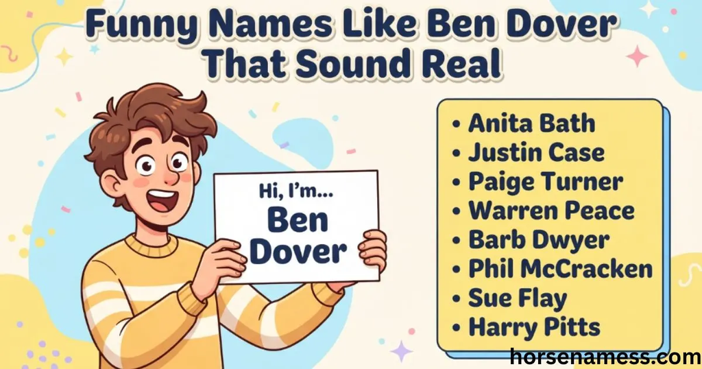 Funny Names Like Ben Dover That Sound Real