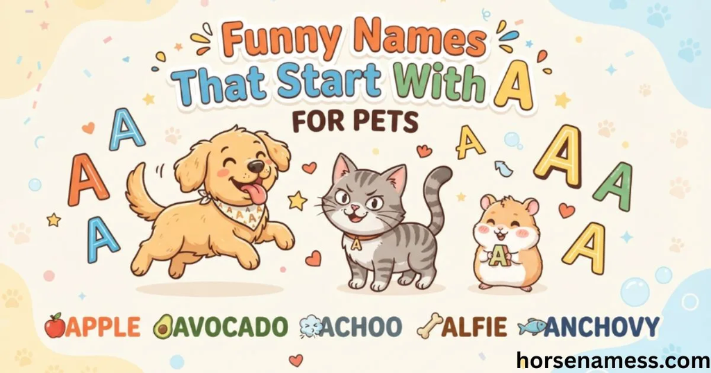 Funny Names That Start With A for Pets