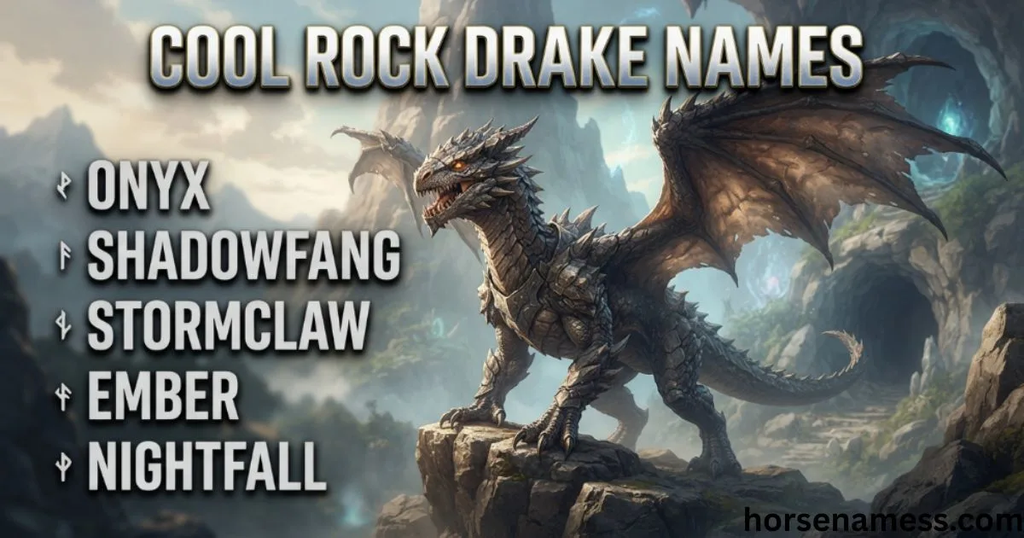 Cool Rock Drake Names