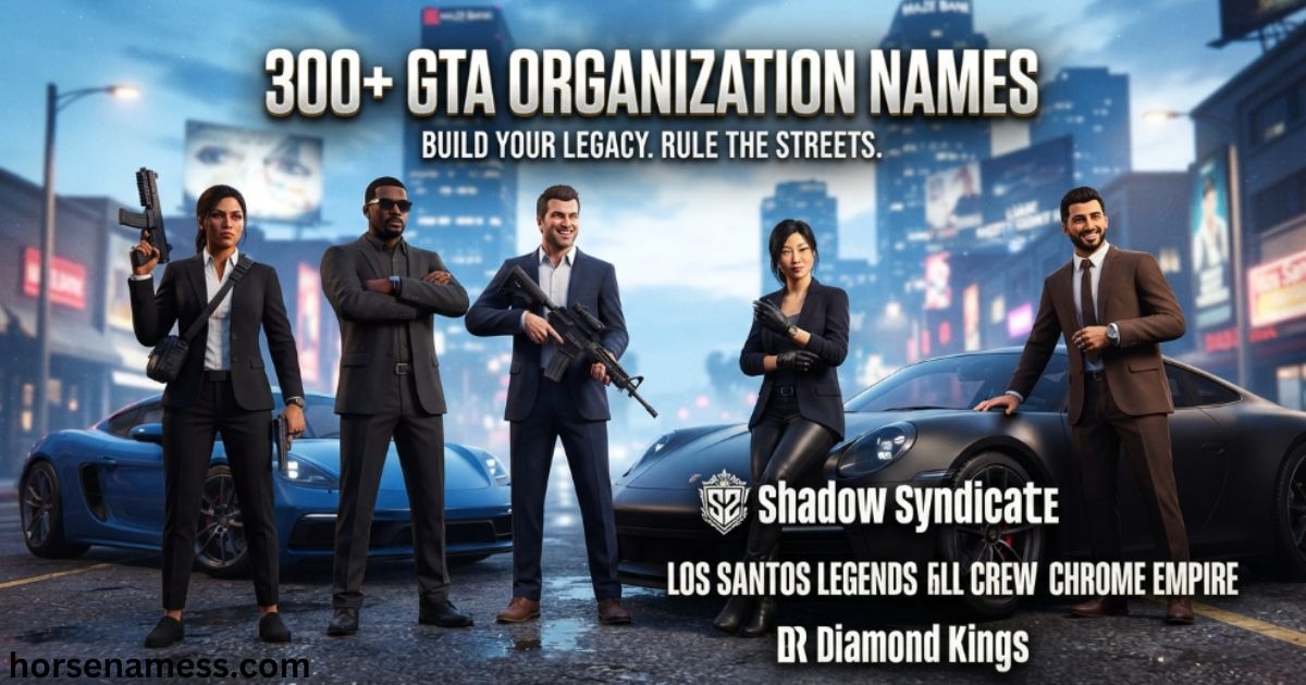 GTA Organization Names