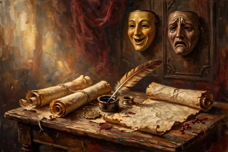 Shakespearean character names illustration