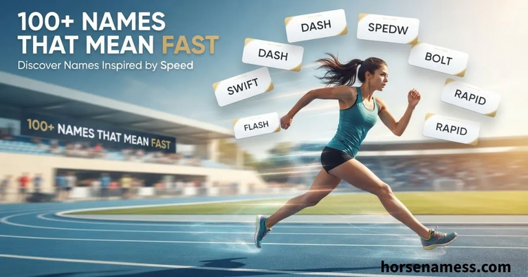 Names That Mean Fast