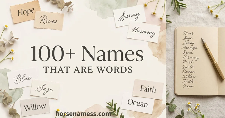 Names That Are Words