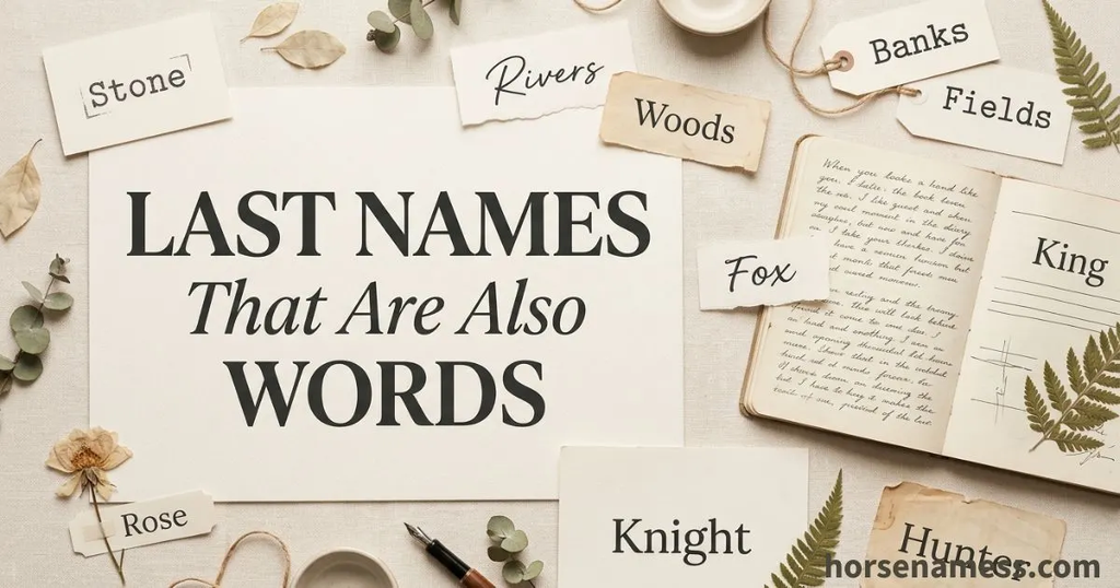 Last Names That Are Also Words
