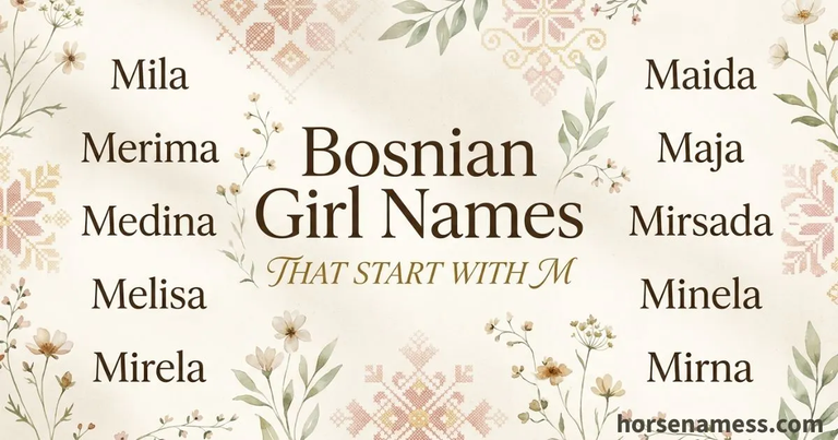 Bosnian Girl Names That Start With M
