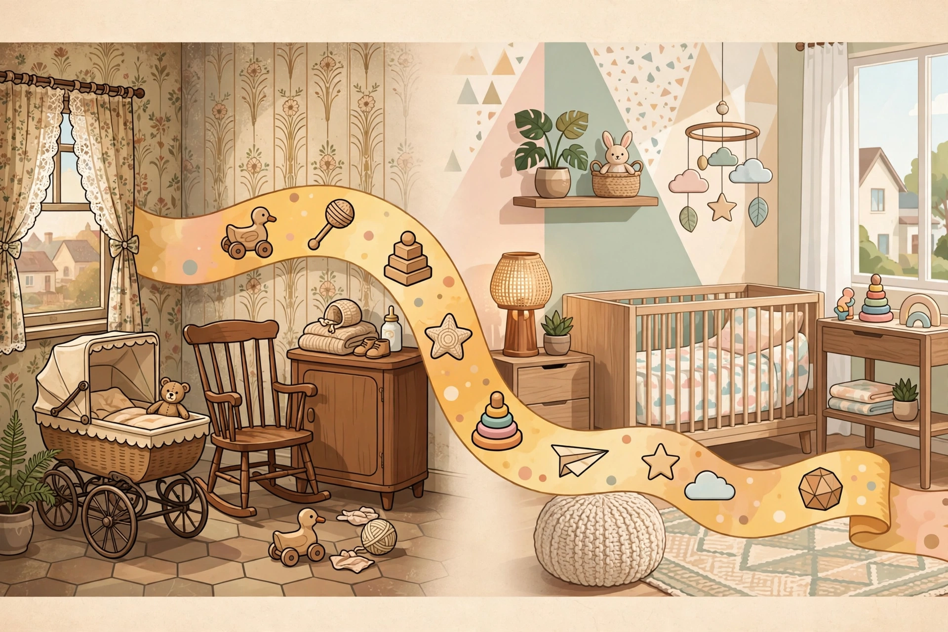 Evolution of baby names across decades