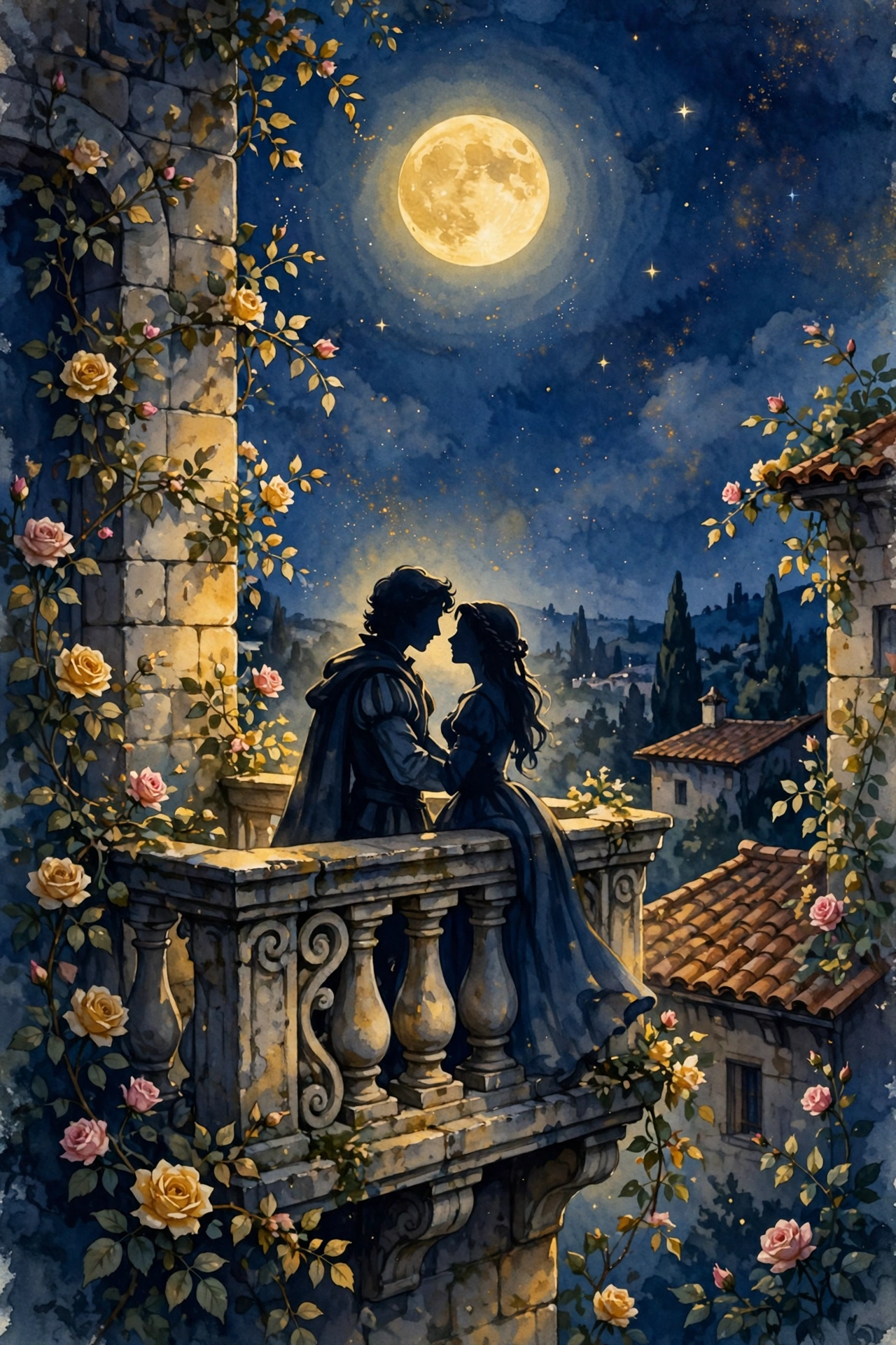 Romeo and Juliet balcony scene